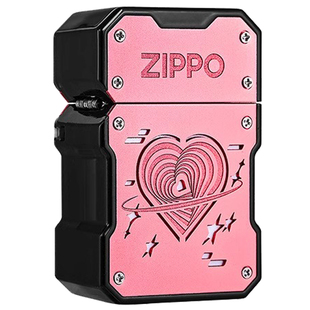 zippo打火机正品 心动之光送男友限量正版礼物煤油防风外壳之宝