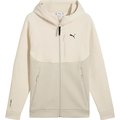 彪马针织连帽夹克外套