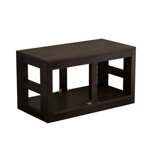 鱼缸架多层80*40金鱼缸底座家用客厅中古风防水防腐实木承重支架