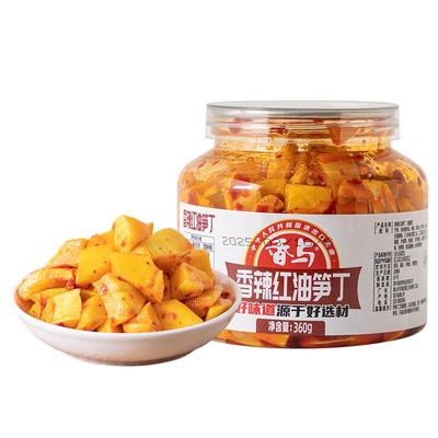 香与红油嫩笋香辣红油笋丁即食下饭菜竹笋咸菜爽脆鲜嫩麻辣榨菜