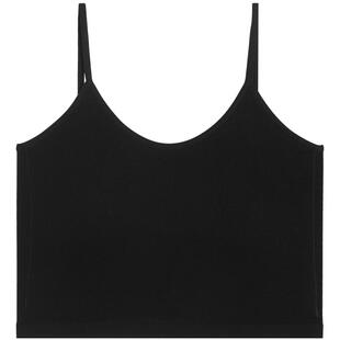 爱慕内衣女夏大U型美背一体织无钢圈背心式露背吊带文胸AM175701