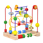 婴儿童绕珠串珠0一1岁2积木3到6个月龄宝宝早教益智玩具男孩女孩9