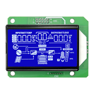 LCM88128-13光伏设备液晶屏LCD段码屏定制太阳能新能源设备专用