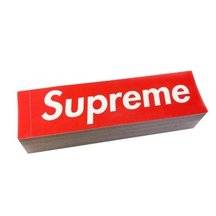 【官方正品】supreme BOX LOGO 红色贴纸贴画行李贴电脑笔记本贴