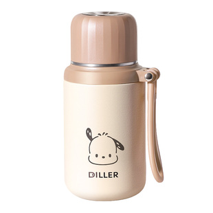 ONEDAY保温杯女士生新款2024带杯盖正品学生小巧便携高颜值喝水杯