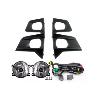 适用23-25款五十铃DMAX铃拓雾灯总成前杠灯黄金眼改装LED双光透镜