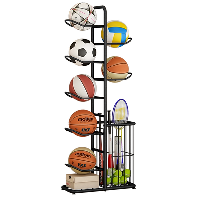 蜗家家用篮球收纳架多功能置物