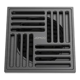 九牧卫浴地漏拉丝防臭卫生间防虫方形家用全铜浴室大排量防返水