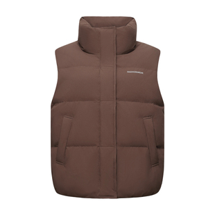 雪中飞羽绒马甲女2025秋冬季新款外穿时尚洋气防寒保暖羽绒服背心