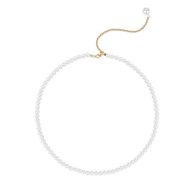 饰悟小米珠珍珠项链吊坠可拆卸