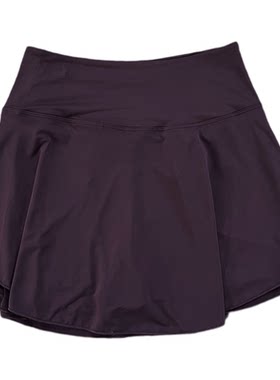 羽毛球运动裙子女速干宽松跑步健身服上衣薄款冰丝拉链口袋短裙夏