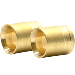 铝塑管滑紧铜套全铜加厚16mm20mm25mm地暖管自来水管滑套接头配件