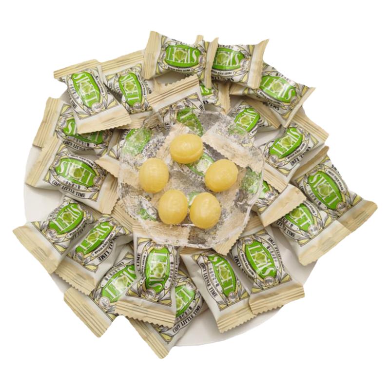 PULADA朴拉达青柠味果汁糖散装PULADA水果糖婚庆糖喜糖办公室零食