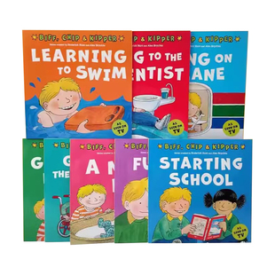 【顺丰包邮】牛津阅读树分级绘本 英文原版Oxford reading tree儿童英语读物 Biff Chip Kipper First Experiences 8生活体验套装