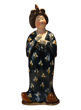 高水旺唐三彩大陶俑纯手工艺术品