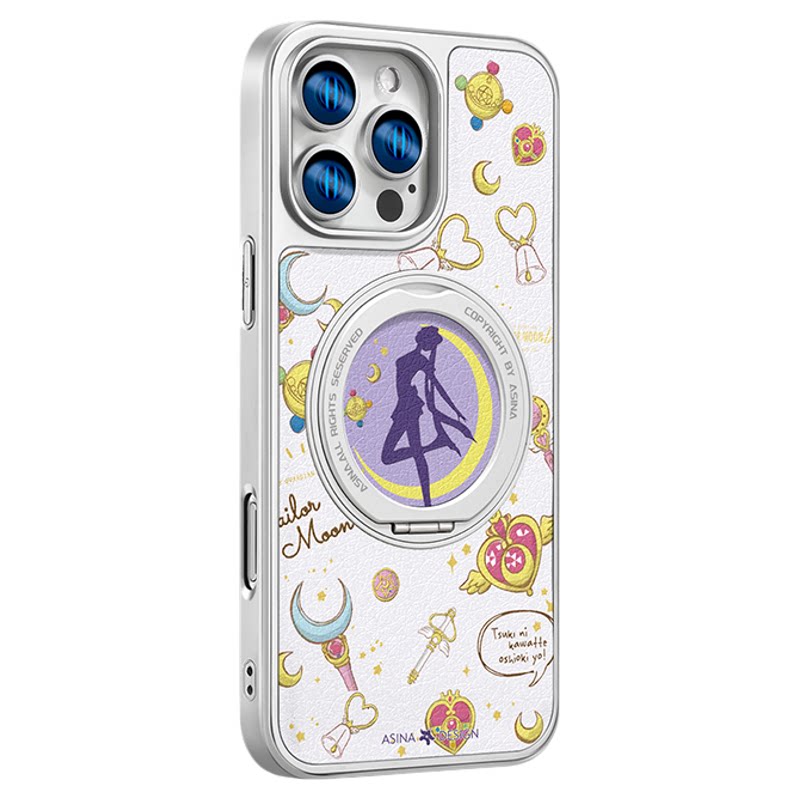 美少女变身适用iPhone17Promax手机壳新款14磁吸带支架苹果16Pro全包套支点ip15高级的时尚女13pm全包仿皮