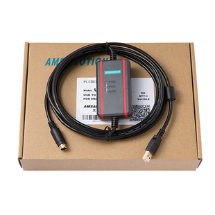 兼容三菱FX/1N/1S/2N/3U3S系列PLC编程电缆USB-SC09-FX数据下载线