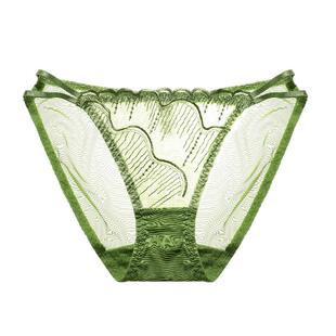夏娃之秀女士内裤性感蕾丝弹力低腰纯棉裆低腰透气三角裤头少女