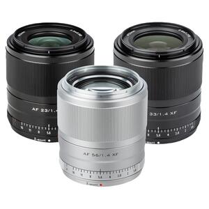 唯卓仕23mm/33mm/56mm F1.4三剑客自动镜头XF/EEOS M/Z口微单相机