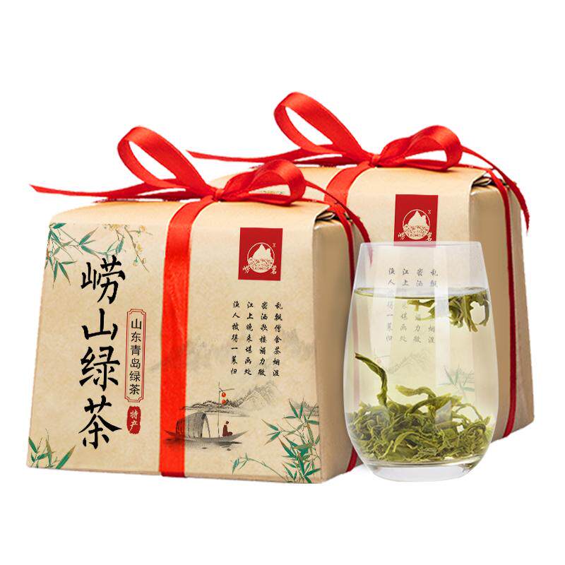 崂茗浓香豆香手工500g崂山绿茶