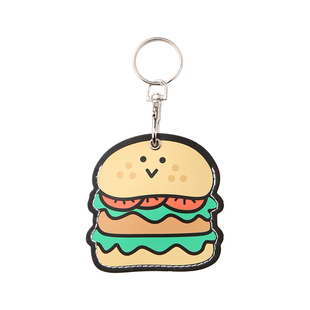 卡通门禁卡套小区电梯卡门卡小长方形圆形水滴airtag钥匙扣保护套