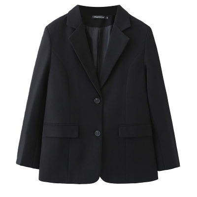 胖mm加大码春秋季西装外套新款女士职业通勤职场上衣商务小西服