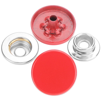 双面四合扣金属扣子按压式按扣免钉衣服正反用暗扣子母扣固定纽扣