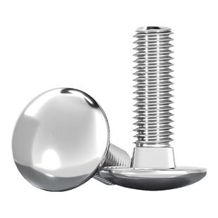 大头马车304不锈钢螺栓圆头方颈螺丝钉货架扁头半四方MM6M8M10M12