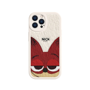 尼克朱迪适用苹果13手机壳情侣iphone14promax迪士尼12疯狂11动物城xsmax苹果16兔子mini男8plus小羊皮17套15