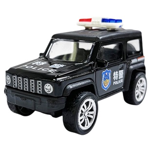 儿童合金回力玩具车模型警车仿真耐摔皮卡小汽车4-6岁3小男孩礼物