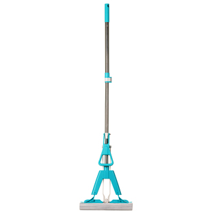 茶花海绵拖把对折式胶棉拖卫生间强力吸水浴室一拖净新款清洁拖地