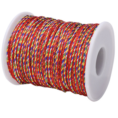 道家五色线手工彩绳五彩线金刚绳编织手链项链编制材料绳子端午节