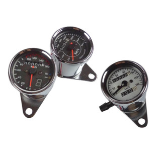 摩托车复古改装码表小仪表带档显公里表GN125嘉陵COCO野狼CG125