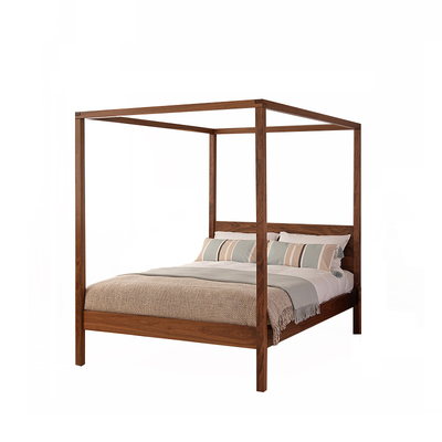 新中式古典仿古实木民宿架子床