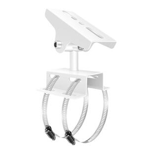 监控摄像头枪机抱箍支架鸭嘴万向节通用海康大华立装吊装抱杆横杆