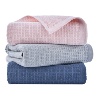 LOFTEX/亚光毛巾吸水华夫格柔软蓬松洗脸巾成人情侣毛巾单条装