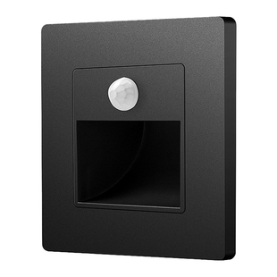 86型智能人体感应地脚灯嵌入式楼梯踏步感应灯家用过道LED小夜灯