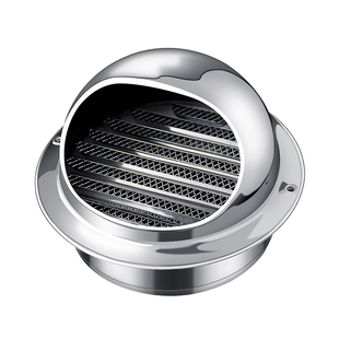 不锈钢风帽油烟机外墙防风罩出风口卫生间排气管防雨帽防鸟鼠虫罩