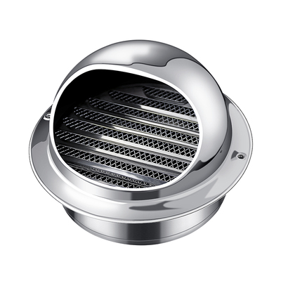 特厚不锈钢风帽丨外墙防虫鸟通风