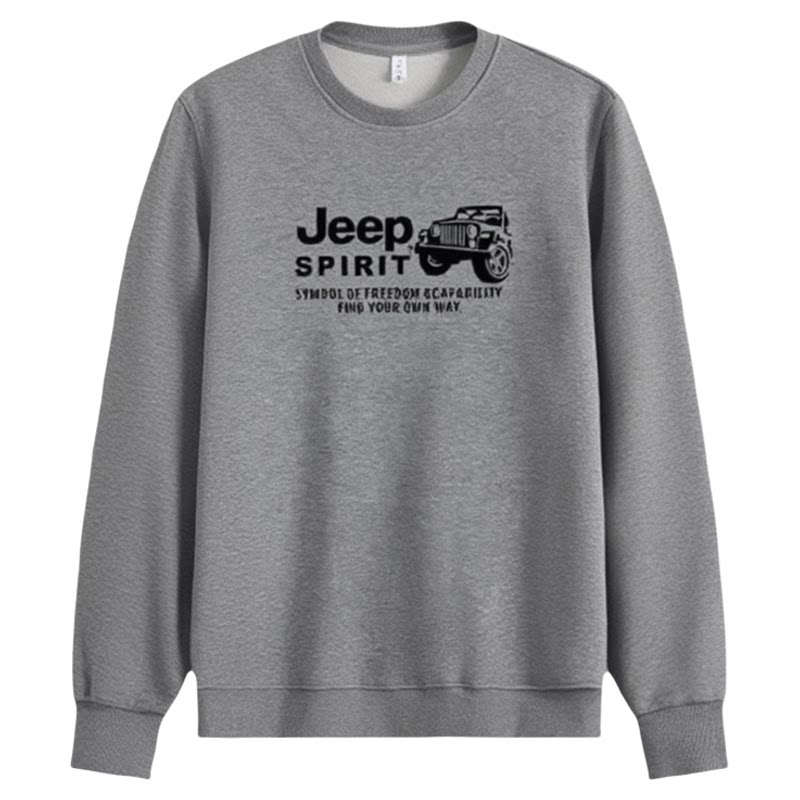 JEEPSPIRIT男士加绒加厚卫衣