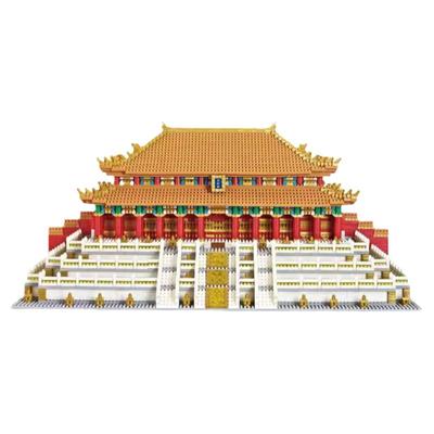 故宫太和殿国风积木榫卯立体建筑巨大型拼装益智玩具男孩拼图礼物