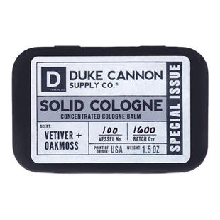 临期Duke Cannon美国特刊香根草橡树苔男士固体古龙水旅行香膏