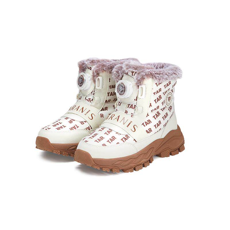 泰兰尼斯儿童雪地靴冬季加绒保暖