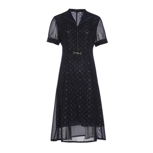 乔万尼商场同款连衣裙2026夏新款女高端精致真丝里料裙子EM2E743