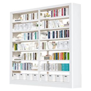 钢制图书馆书架白板门书柜儿童绘本架置物架一体靠墙储物柜收纳柜