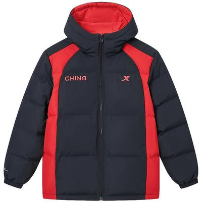 小暖阳|特步童装儿童厚款羽绒服2025秋冬款男童三防保暖外套大童