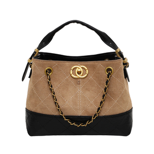 左杏2025新款小香风菱格链条包复古流浪包百搭精致托特包韩版潮包