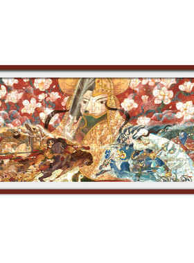 定制实木相框简约装裱画框拼图