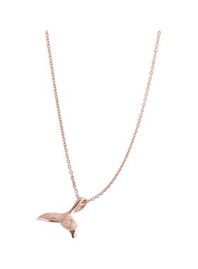 JUDY AND PAUL东大门新款首饰明星同款海豚尾巴吊坠项链时尚925银