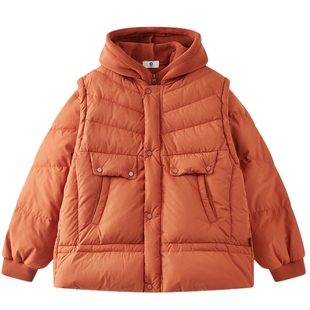 [VIP]【无氟】MQD男童抗菌羽绒服25冬季新款儿童三防可拆卸三合一